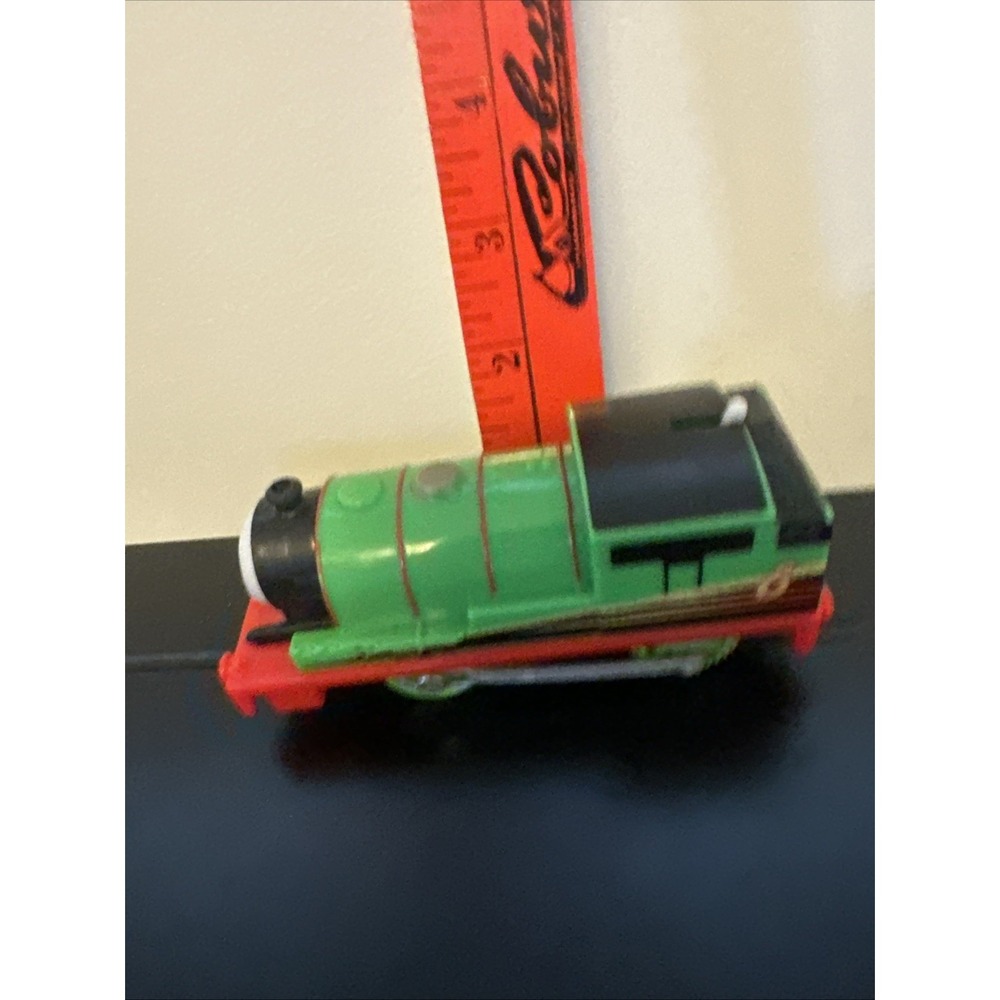 Vintage TOMY Thomas Train Trackmaster PERCY 1994 Green #6 Working Engine Only - Picture 8 of 8
